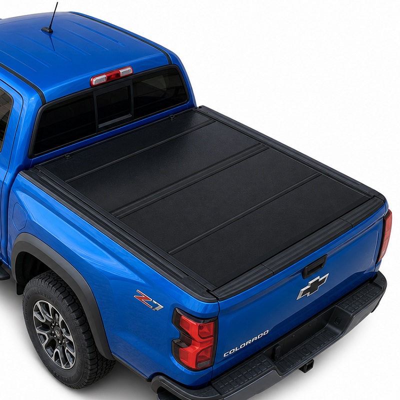 Madala profiiliga kõva neljakordne Tonneau kate Chevy Colorado jaoks