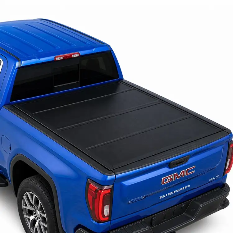 Madala profiiliga kõva neljakordne Tonneau kate GMC Sierra jaoks